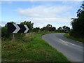Sharp bend in the B4079 near Aston on Carrant in GL20 8HJ