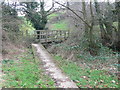 Footbridge near Bryn Faigas Farm, Buckley in CH7 2PF