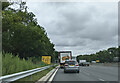 On the eastbound M4 queuing for the M25 junction in SL3 8WE