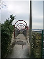 Footbridge over the Preston to Colne Railway in BB9 5PW