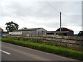 Farm buildings beside the A465 in HR1 3QN