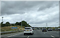 On the M25 heading north entering Hertfordshire in West Hyde