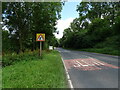 A44 approaching Sapey Bridge in WR6 5SF
