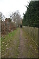 Footpath by railway line in TN6 2EH