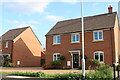 New houses on Barford Road, Blunham in MK44 3FB