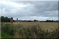 Field and stack of bales near Howden in DN14 7PA