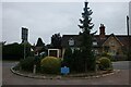 Traffic island on Village Road, Bromham in MK43 8LA
