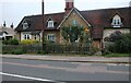 Old cottages on Village Road, Bromham in MK43 8LA