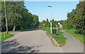Newton Green and footpath under the motorway, Stevenage in SG1 2DL