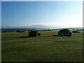 Tavistock golf course in the early morning, looking towards Cox Tor in PL19 9EL