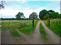 Track and footpath, Doddington Hall Estate in LN6 4RU
