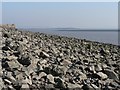 Sudbrook: boulders on Severn foreshore in NP26 5SR