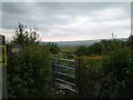 Gate onto Footpath from Snake Lane in Bagley in BS28 4SW