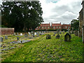 The north side of the churchyard, Doddington in LN6 4RX