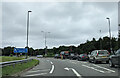 Slip-road to Beaconsfield services in HP9 2GE
