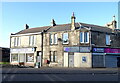 Businesses on Glasgow Road (A724), Hamilton in ML3 9DX