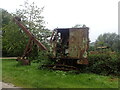 Derelict crane at Bearhurst Farm in TN5 7DU