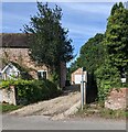 Public footpath near Croft Cottage, Arlingham in GL2 7JN