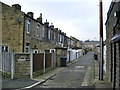 Back street near Grey Street, Barrowford in BB9 6EG