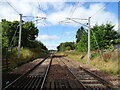 Railway towards Wishaw in Cleghorn