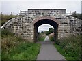 B9015 crossing the Moray Coast railway trackbed in IV32 7LR