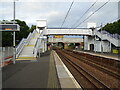 Footbridge, Cleland Railway Station in Cleland
