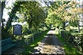 Entrance, Castle Cary Cemetery in BA7 7ET