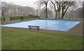 Empty Paddling Pool - Manor Heath Park, Halifax in HX3 0JU