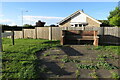 Bench at the old Caldecote pound in SG18 9DJ