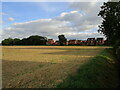 Stubble field and housing, Frognall in PE6 8RR