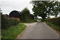 Quilow Lane at Quilow Farm near Osmaston in Osmaston