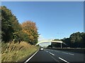 Footbridge - M6 northbound in WN4 9NN