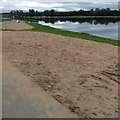 Sandy beach: Strathclyde Loch in ML1 3PD