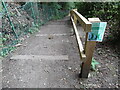 Footpath by Copthorne Wood in Three Rivers District
