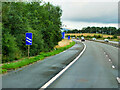 Northbound M73 approaching Junction 3 in G69 8HN