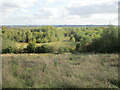View from the spoil heap, Pleasley Colliery in NG19 7QL