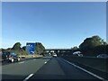 Junction 34 signage - M6 northbound in LA1 3RP