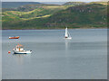 Small boats in the Kyles of Bute in PA21 2BH
