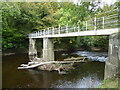 Footbridge over the Afon Vyrnwy in SY22 6TH