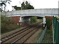 Priory Road bridge over the railway from Lincoln to Sleaford in Ruskington