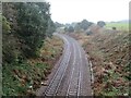 Railway emerging from Cowram Cutting in CA8 9JJ