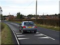 Road markings on Royds Moor Hill in S60 4BY
