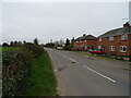 Little Hale Road (B1394) leaving Great Hale in Great Hale