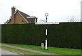 Fingerpost on Hale Road (B1394). Helpringham in NG34 0RX