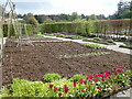 Kitchen garden, Sizergh Castle in LA8 8AQ