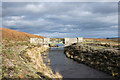 Bridge over 'catchwater' reaching Hisehope Reservoir in Muggleswick