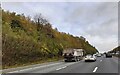 The M4 near Pucklechurch in BS16 9PS
