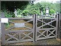 Church gates in Hutton in BS24 9UU