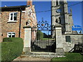 Church gates, King's Norton in King's Norton