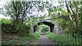 Bridge over Haltwhistle to Alston branch line at Park Village in Featherstone
